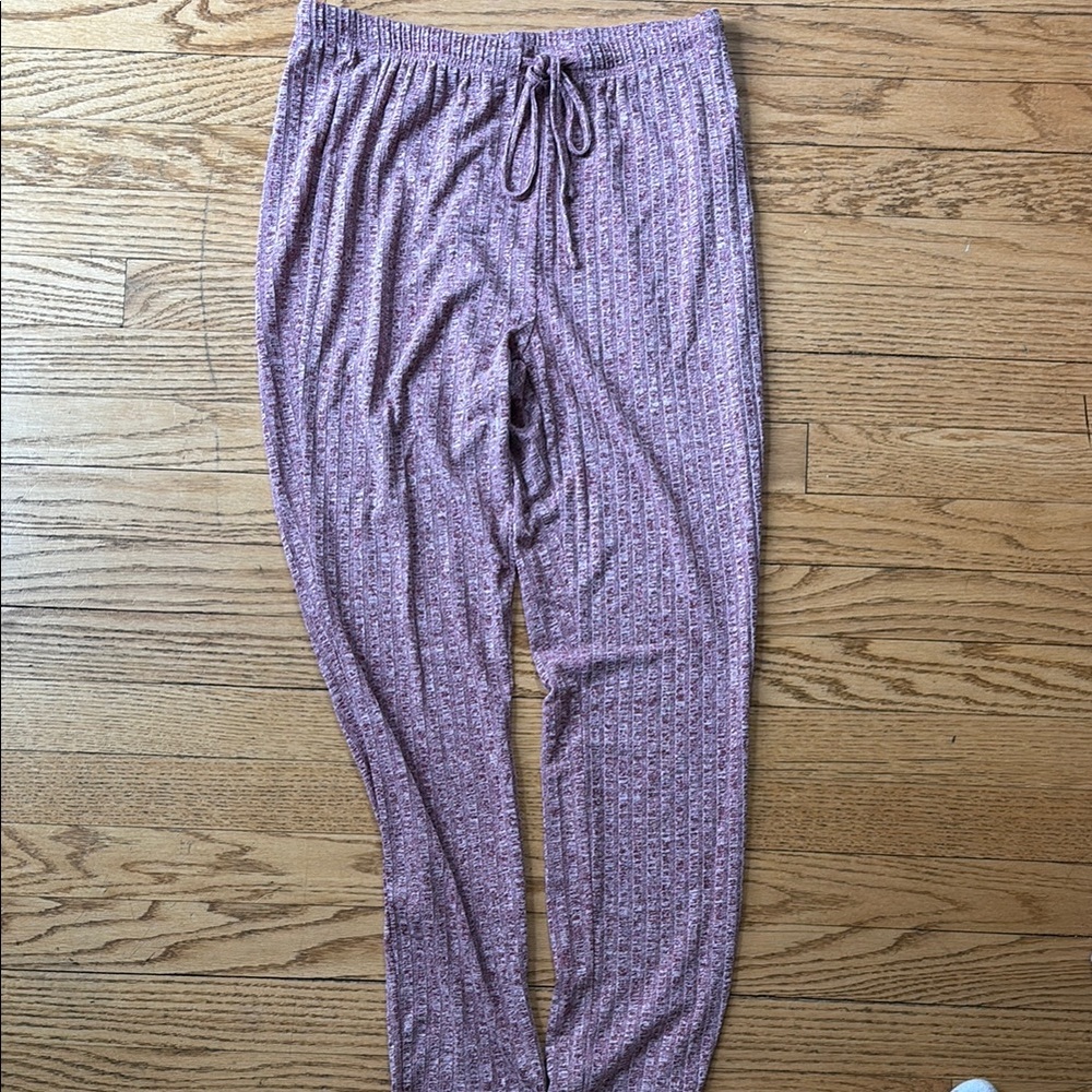Purple Patterned Lounge Pants
